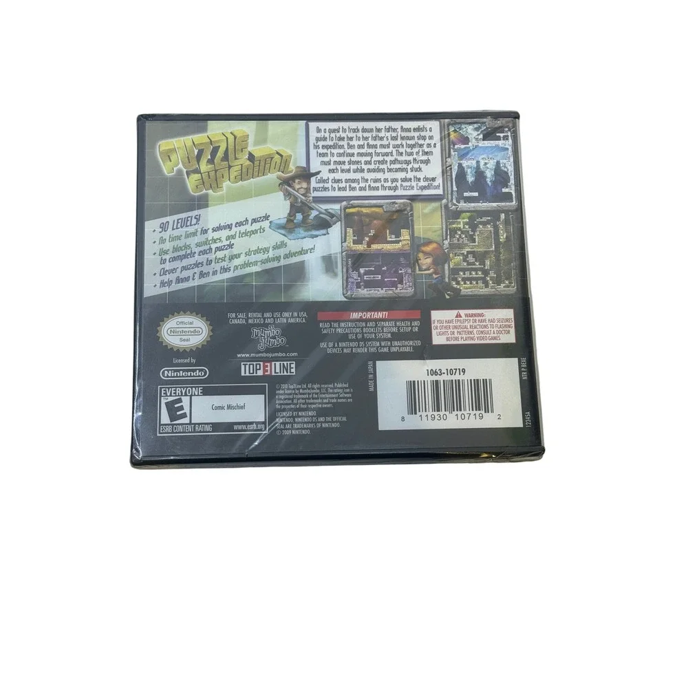 Puzzle Expedition Nintendo DS Game New‎ Sealed Mumbo Jumbo 2010